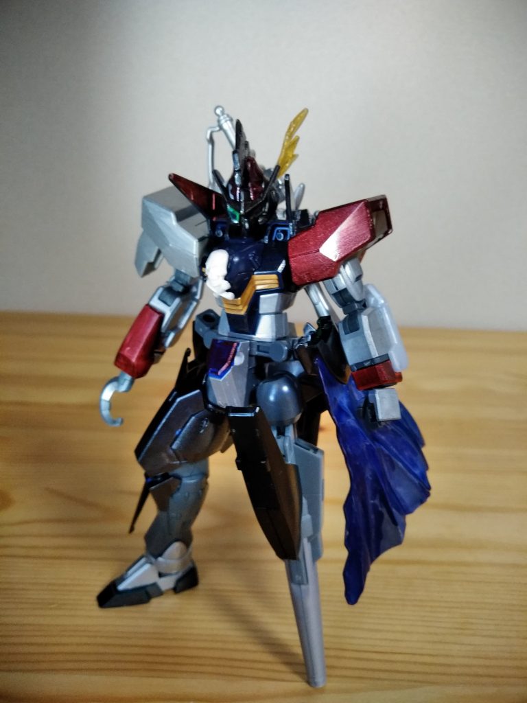 スケアクロウ本体。
ドッズライフルの義足、フックの義手
腰はコート風に素材を変えツギハギ感を出すため
少し非対称にしてあります。