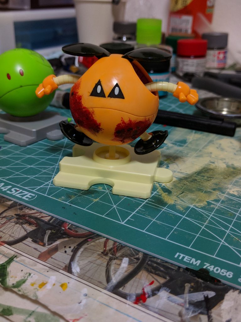 緑ハロと共に……