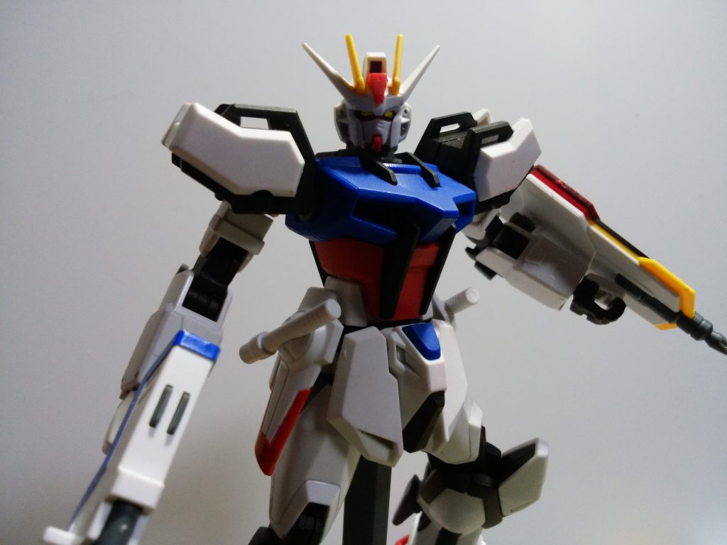 FSK装備なし状態のストライク。これを見てもらえばどれだけFSKが大きいかわかって貰えると思う。