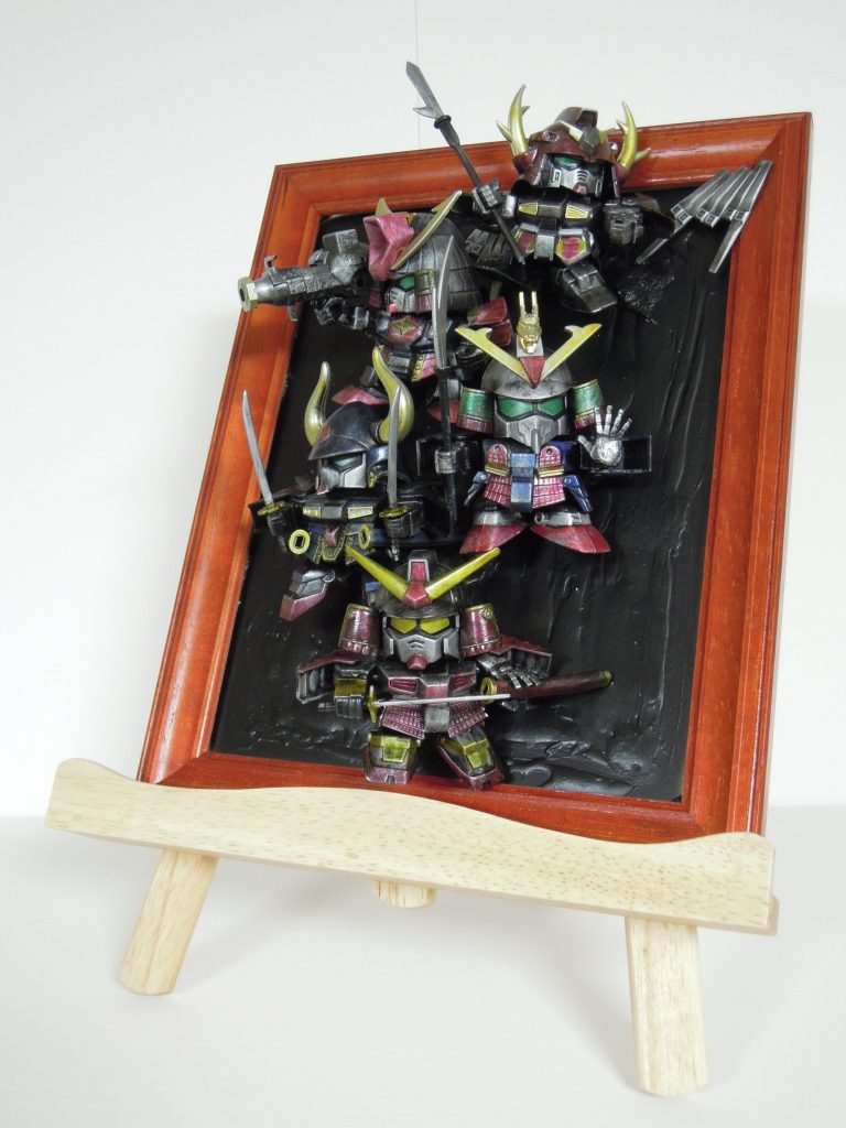 思い出のまま無改造にしようと思ったのですが、キットを組んでいたら子供の頃にやった改造を思い出しました。