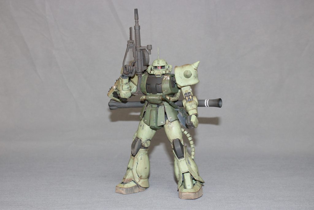 全身を前から 地上戦特有の汚れを再現したつもりです(´・ω・`)