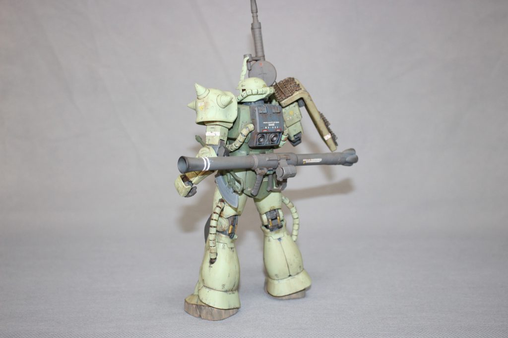 全身を後ろから ザクバズーカのキルマークがよく見えます('ω')