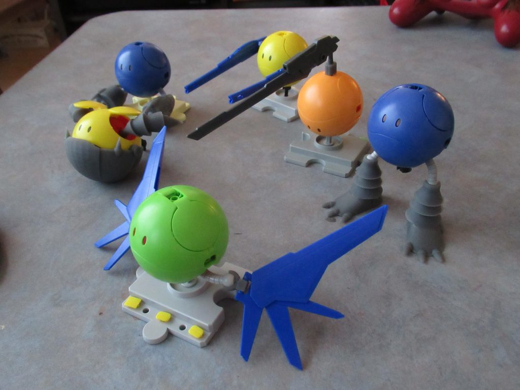 6体バラバラはこんな感じでした（今もバラバラにはなります）