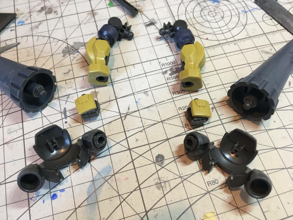 ドリルブーストナックルが離脱着できるように加工