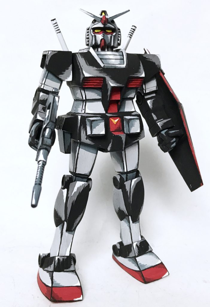 1/144 プロトタイプガンダム 旧キット イラスト風–2枚目/制作者：@j_gunaka