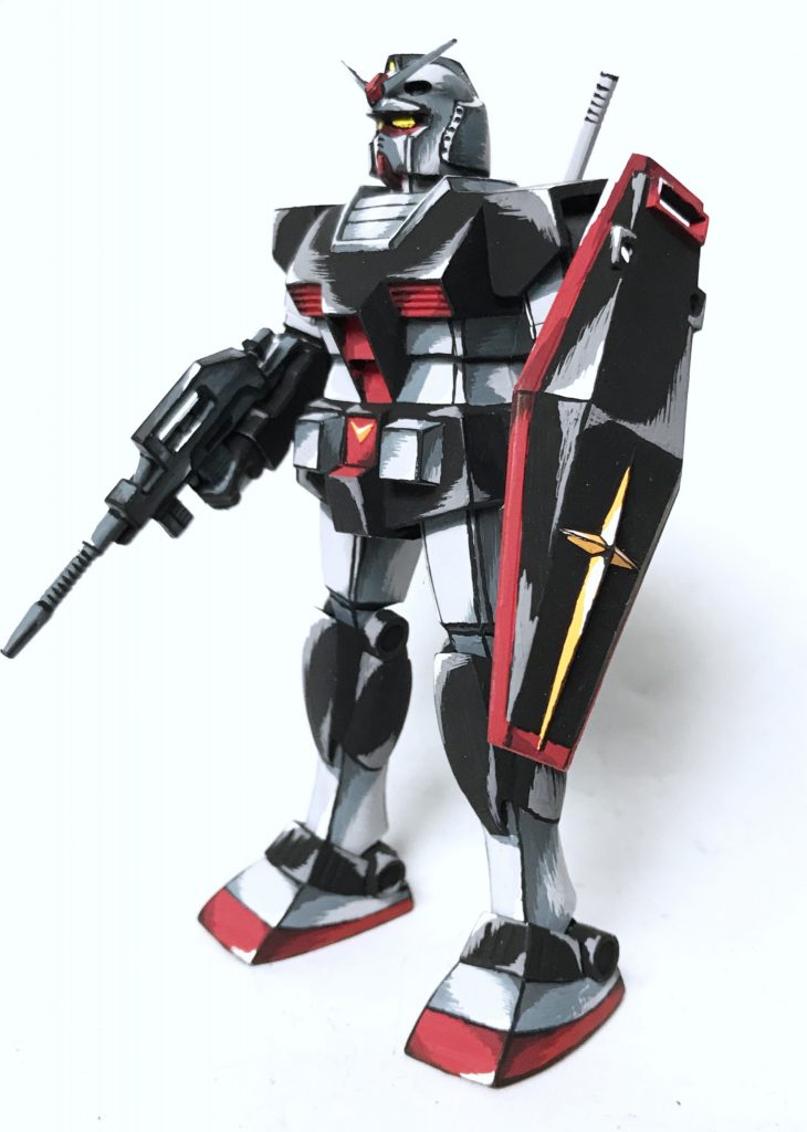 1/144 プロトタイプガンダム 旧キット イラスト風–4枚目/制作者：@j_gunaka