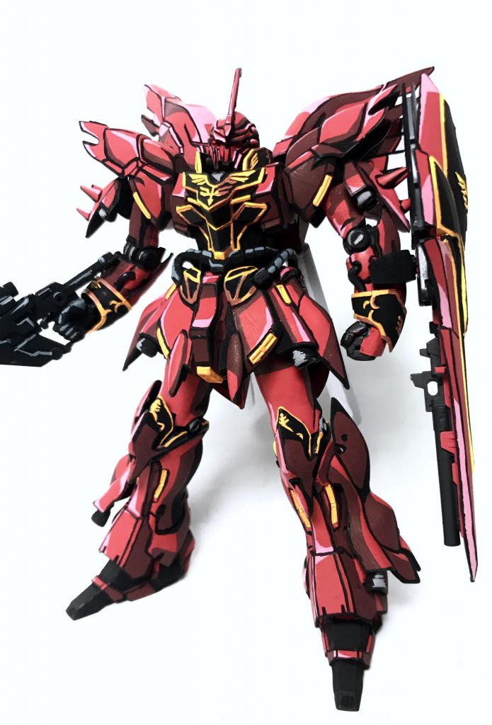 1/144 シナンジュ アニメイラスト風–3枚目/制作者：@j_gunaka