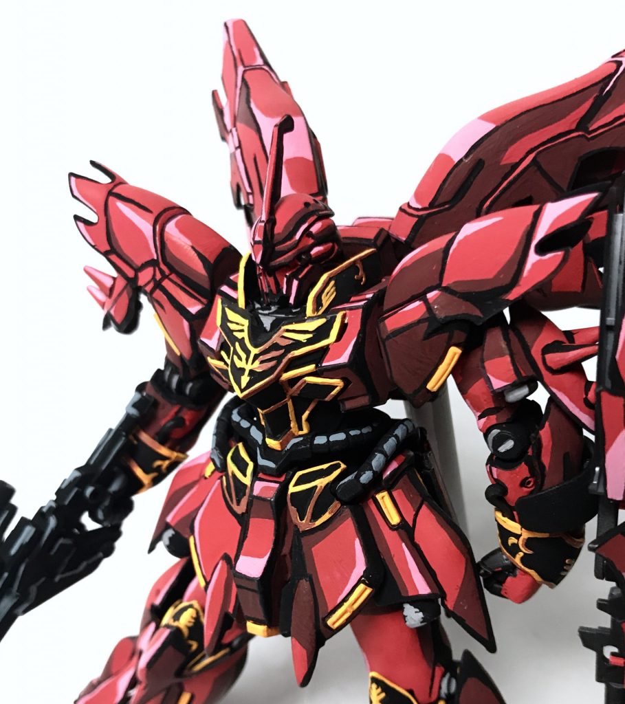 1/144 シナンジュ アニメイラスト風–2枚目/制作者：@j_gunaka