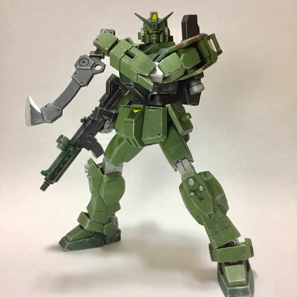 ナイフは鉄血武器セット7のアサルトナイフを使用。