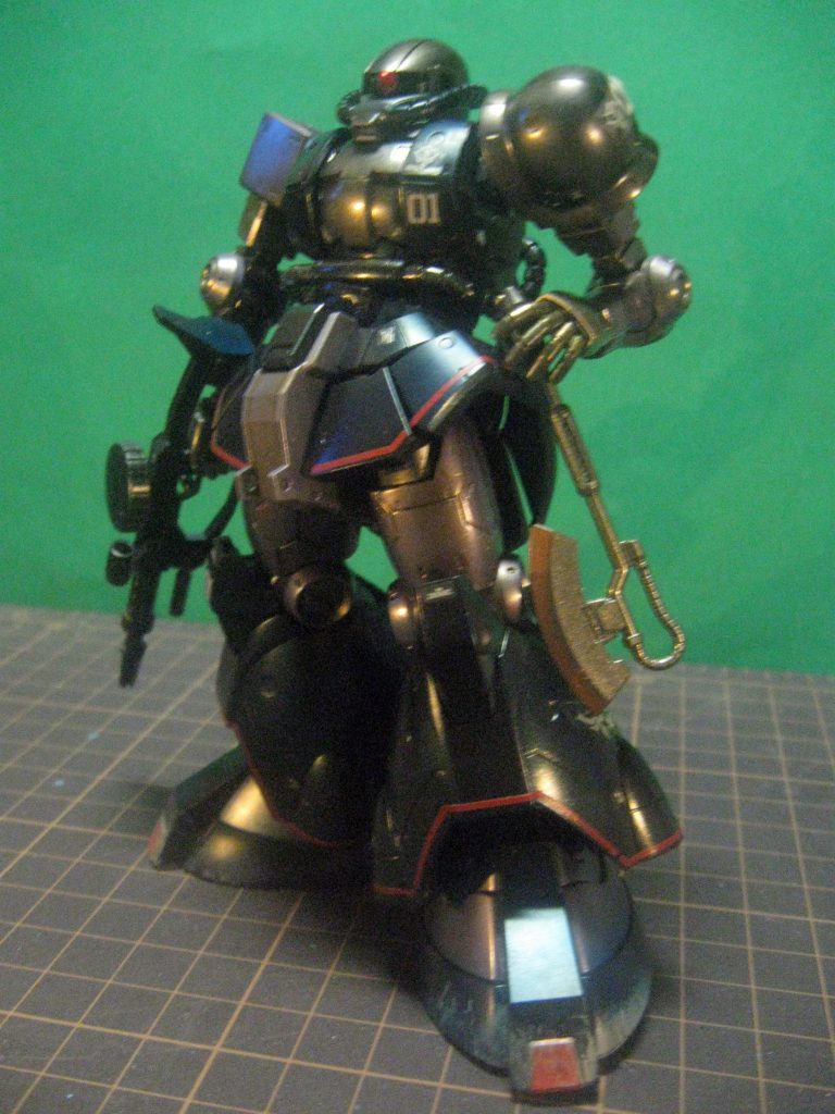 アイナさんの高機動試験型ザク！グロスとメタリック仕上げのコラボのハーモニー？（笑）–2枚目/制作者：gtarou