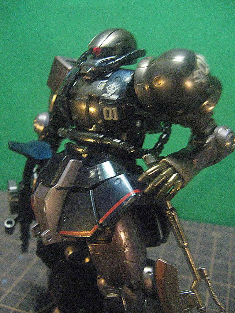 アイナさんの高機動試験型ザク！グロスとメタリック仕上げのコラボのハーモニー？（笑）–3枚目/制作者：gtarou