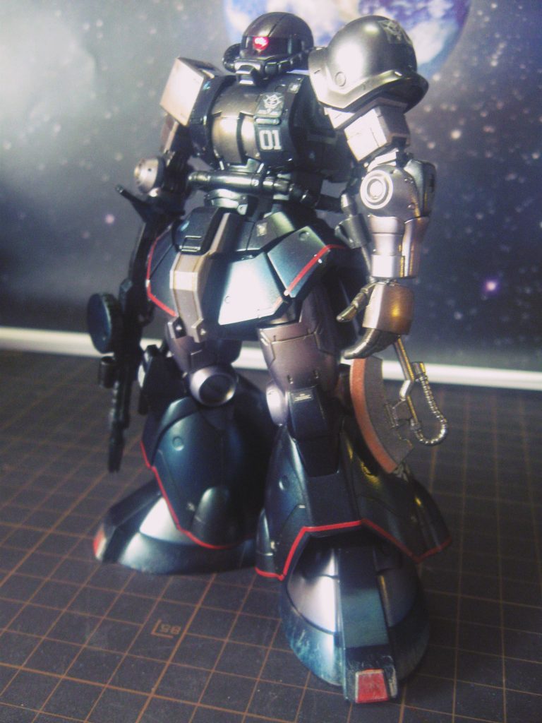 アイナさんの高機動試験型ザク！グロスとメタリック仕上げのコラボのハーモニー？（笑）–8枚目/制作者：gtarou