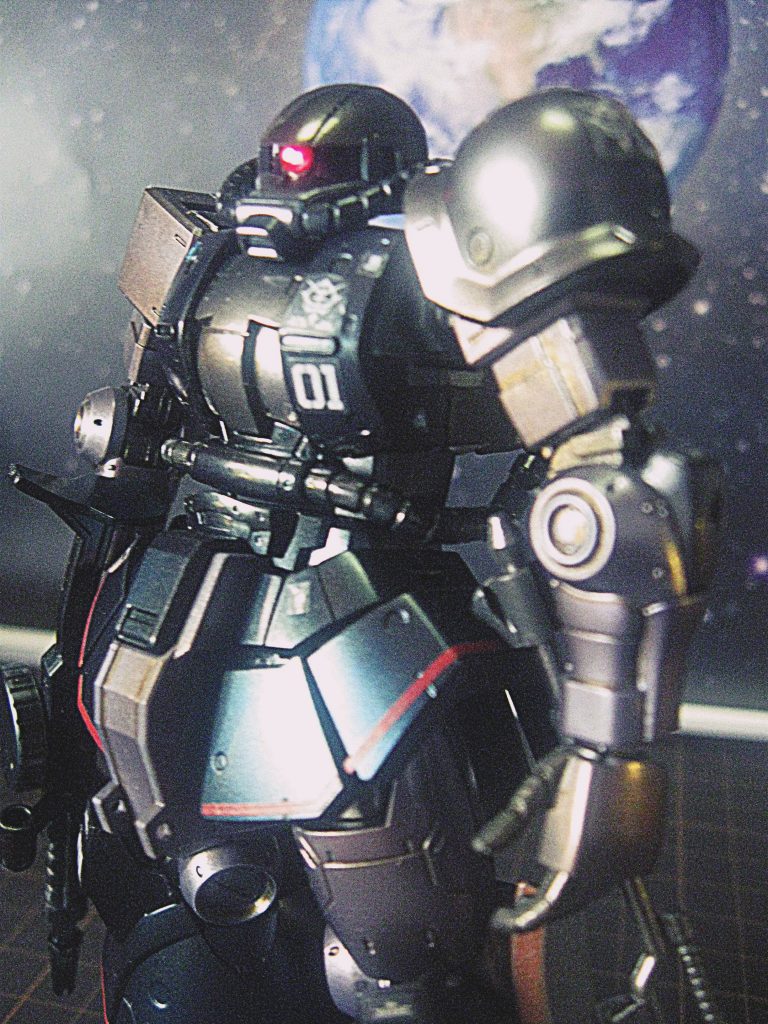 アイナさんの高機動試験型ザク！グロスとメタリック仕上げのコラボのハーモニー？（笑）–7枚目/制作者：gtarou