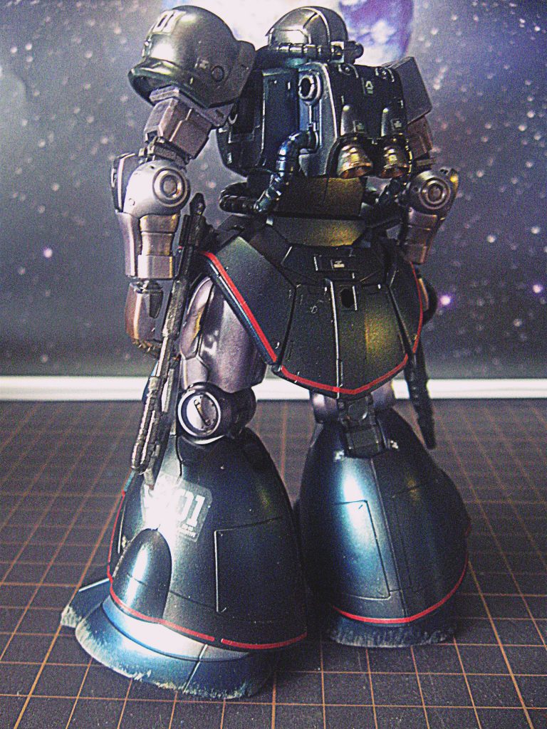 アイナさんの高機動試験型ザク！グロスとメタリック仕上げのコラボのハーモニー？（笑）–5枚目/制作者：gtarou