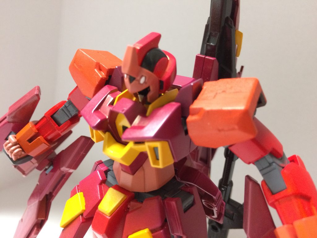 ピンぼけ御免
この顔好き

色やその他は一部、[ガンプラ作りはじめよう ガンダムビルドダイバーズ編](https://amzn.to/2Sr4pfY)を参考にしています。


違います、影響されています。