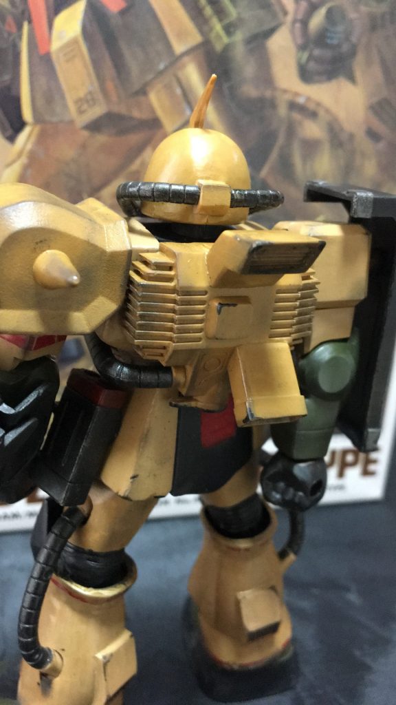 あそこあそこ!あのランドセルの一番下にあるコックみたいな奴!アレが鑑賞してるんです。
なかなか難しいですね。楽しいけど難しい。