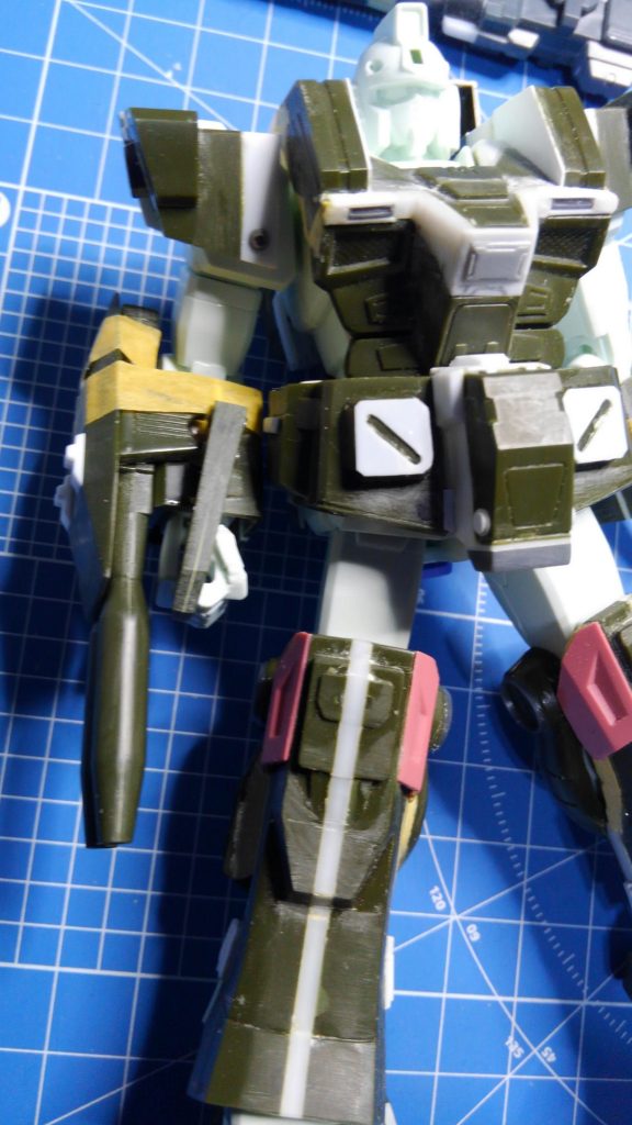 製作途中状態。