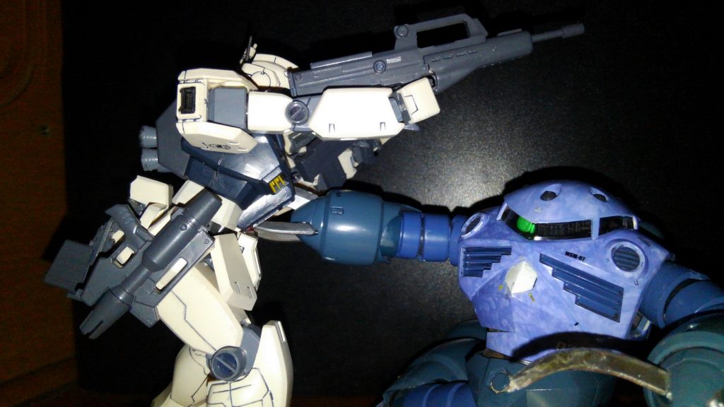 赤く無いのにジムがやられたぁ(´;д;`)