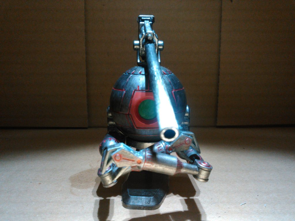 最後に、シルバー。
 追加戦士的ポジションで。
 ガンメタを塗りたくりました。
 超能力者でエリートな設定。