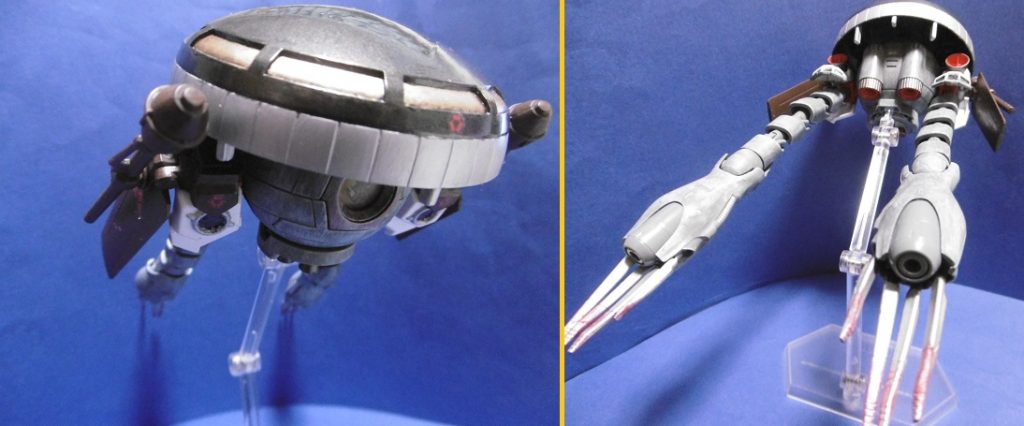 亡霊の如く、低速で飛行します。
腕の火炎放射器はモード切替が可能で、推進器モードでは一時的に高速移動が出来ます。
放射が出来なくなる代わりに、意表を突いたり逃走用に。
しかし所詮はボール。戦闘力は大した事ありません。