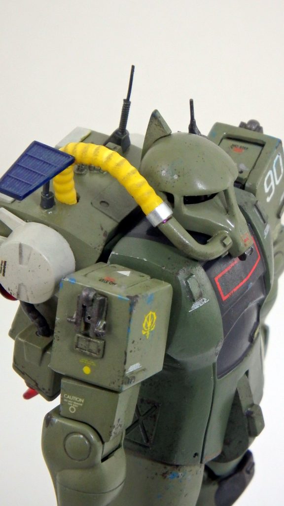 頭部へのチューブは熱圧縮チューブを加工しました