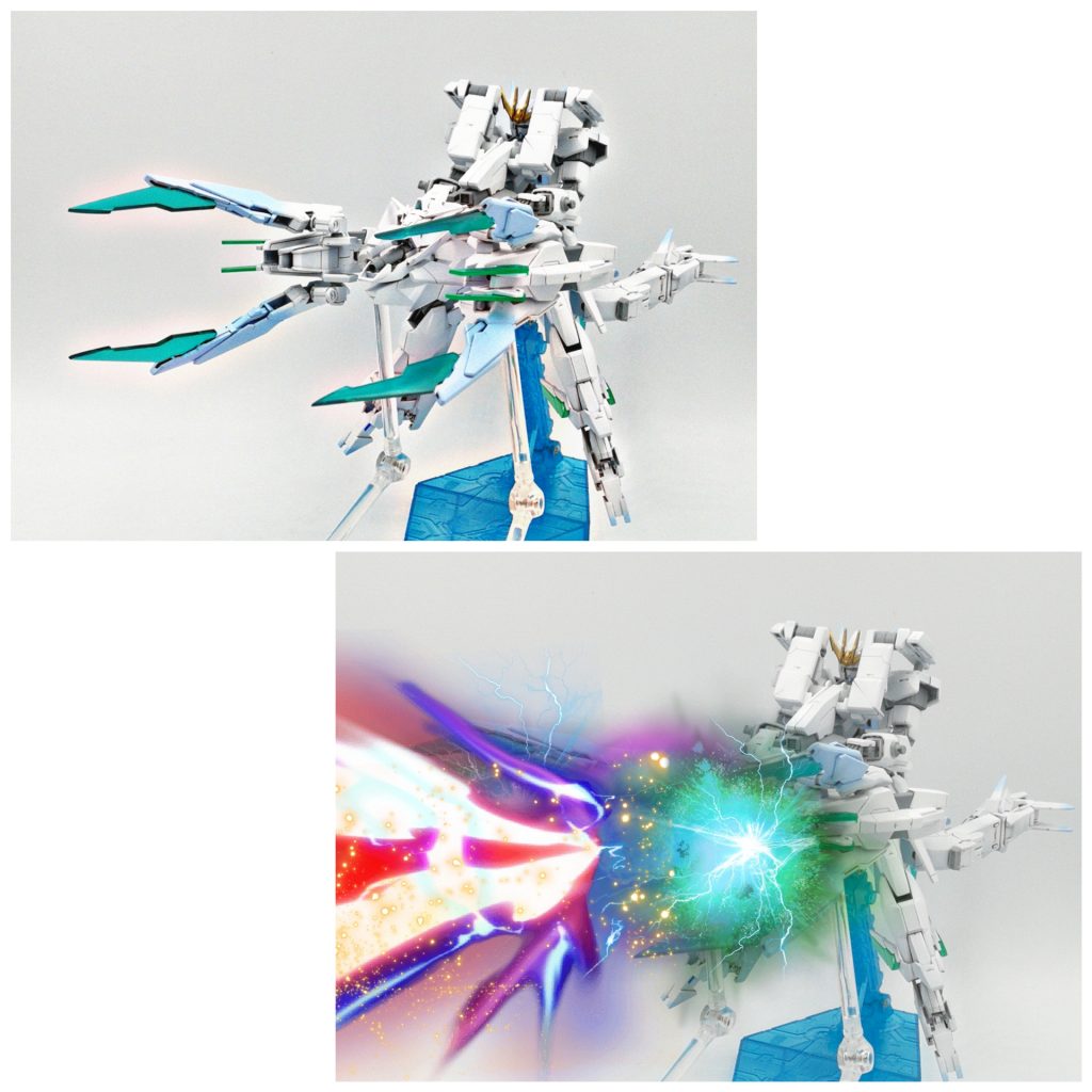 必殺技②ハイパーフォトンブラスター
DXファンネル使用で新たに使用可能となった必殺技です。