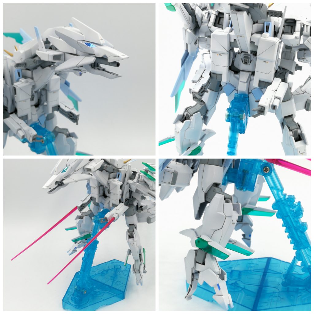 ·ハイパーシグマシスライフル
こちらはMS時とは違いジェネレーター直結の為、必殺技を除いて本機最大火力の武装となります。
·腹部ビーム砲
収束·拡散の撃ち分けられるビーム砲です。
·ビームサーベル
こちらはMS時のと変わらずです。
·シグルクロー
Dファンネルのシグルクローと同じ物です。