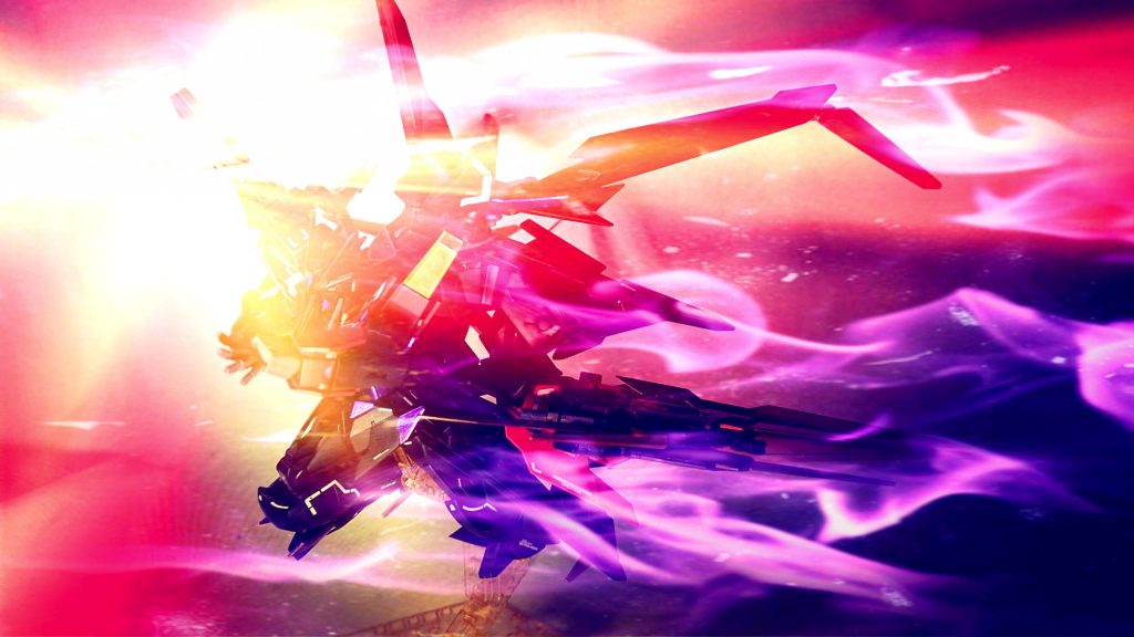 トランスモーションとしてダブルオーに持ち備えている
TRANS-AM[トランザム]を自身の機体に合わせ進化させた
｢TRANS-AM IN-FERNO[ﾄﾗﾝｻﾞﾑｲﾝﾌｪﾙﾉ]｣が使える。
発動すると身の周りに禍々しい紫色の炎を纏わせ、通常のTRANS-AMと同様3倍以上の機体性能を挙げることが出来る。

ただし、長時間使用すると身に纏っている炎の力で自身も焦がしダメージを負う為、戦況を見極め使う必要がある。