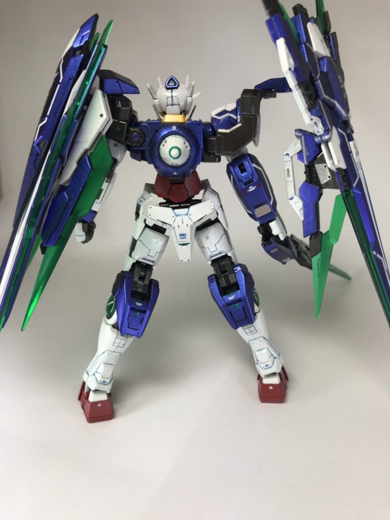 背面!
墨入れはリアルタッチマーカーブルーで試してみました!