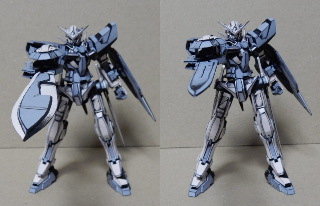 実際に付けて正面から撮るとこんな感じに