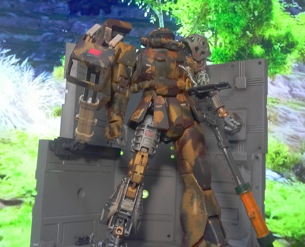 1年戦争　東南アジア戦線　ジオン軍　最前線基地　ザク改修中・・・–7枚目/制作者：sora