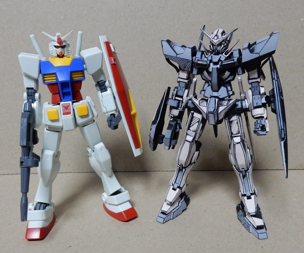 素組REVIVEガンダムと比較…フラッシュなし