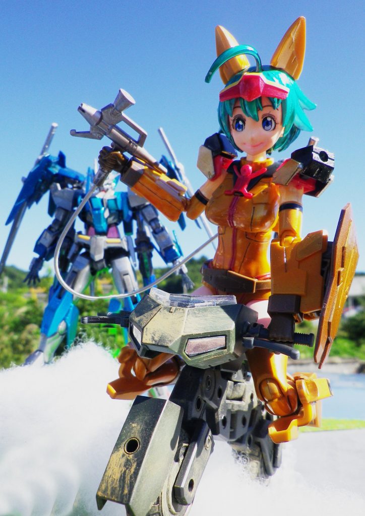 ダブルオーダイバーエースとコラボレーション!本当はダブルオーダイバースカイが良かったかも…(笑)