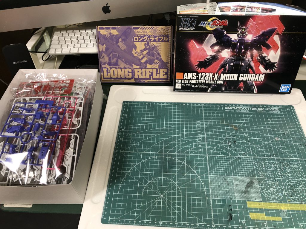 HGUC 機動戦士MOONガンダムとガンダムエースのあのライフル