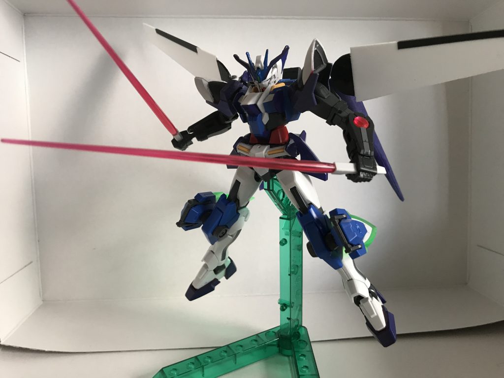 ビームサーベルを持って