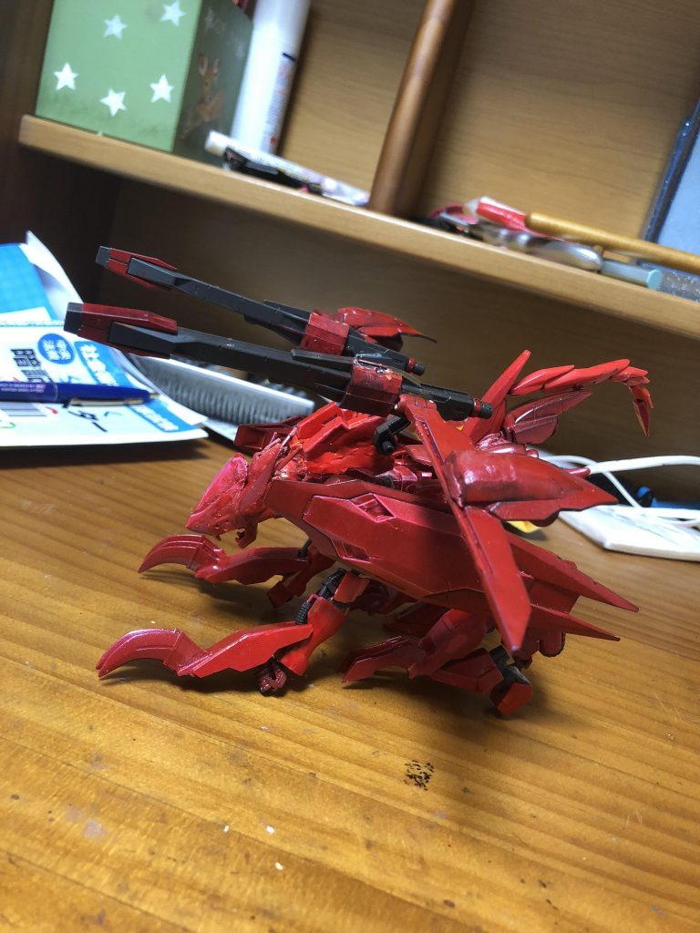 まず、全体図です。血塗られた狼をイメージして作りました。