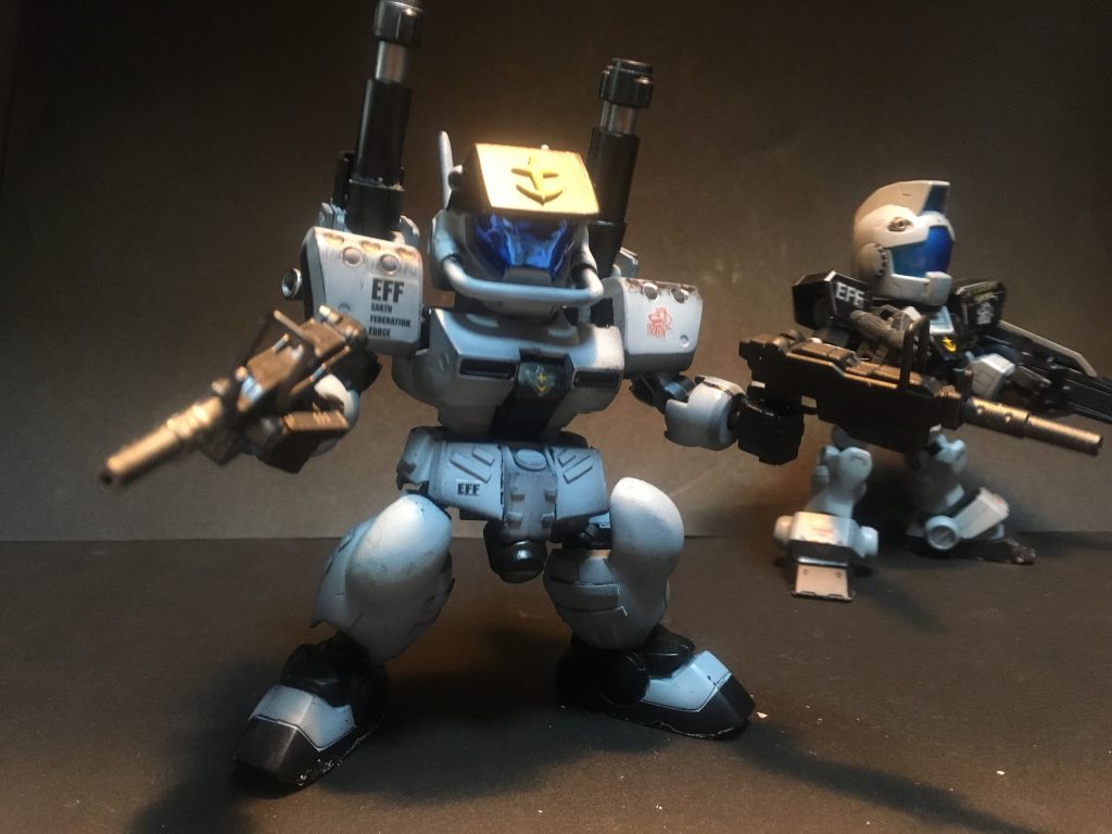 WD量産型ガンキャノンといえば、個人的には、両手持ちマシンガンです！