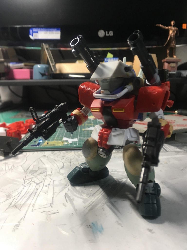 こいつの為に、
100 トゥランファム
144 量産型ガンキャノン
144 マンロディ
SD ガンキャノン
CS ガンダム
など、数々のキットが犠牲に（笑）