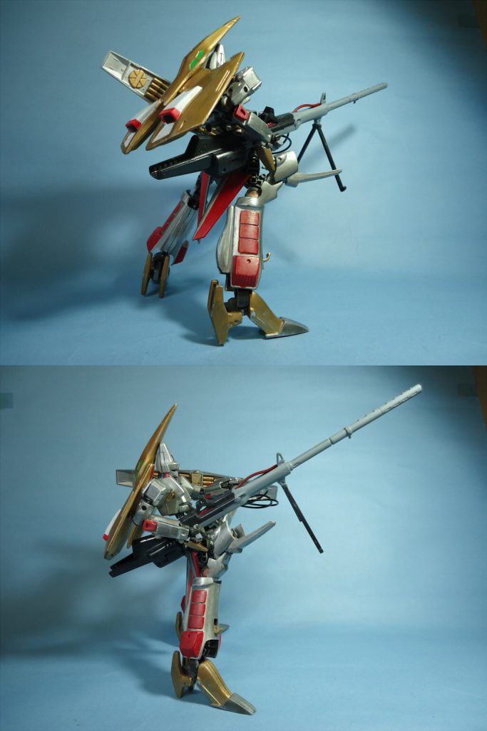 横と後ろ斜め写真(バスターランチャー構え!)