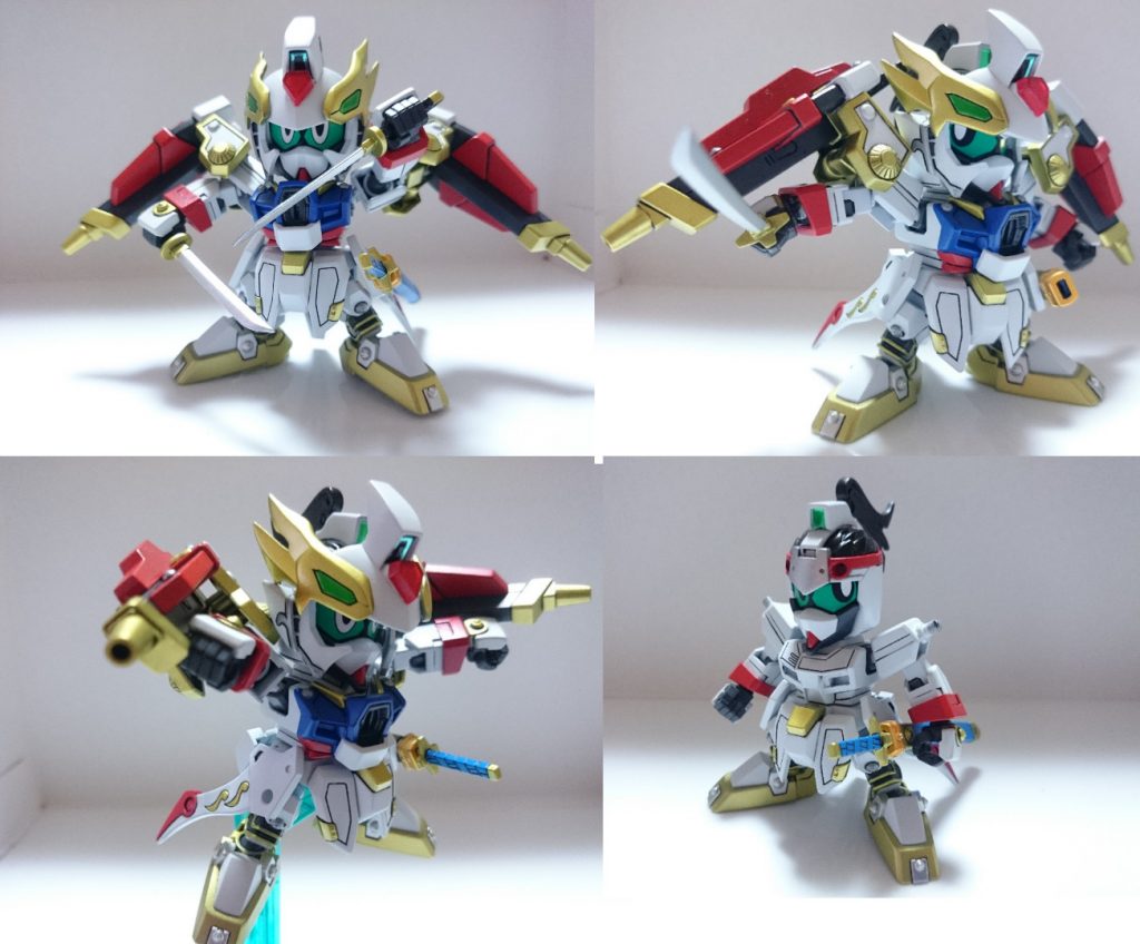 通常形態はダブルバレットがモチーフ。軽装形態にもなります。