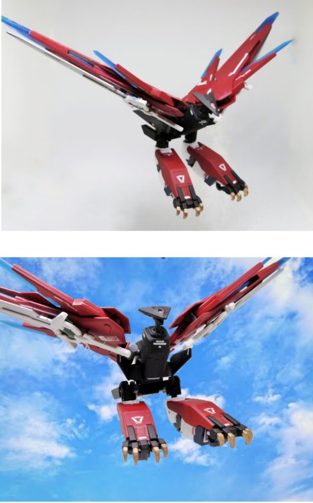 ## ブレイヴユニット
空中、地上、水中、それぞれの環境に適した4機の動物型メカに分離変形することができる。

*ブレイヴハイヤー*
AGE-2ブレイヴの、バックパックと腕部で構成された鳥形メカ。
分離時は、操縦者なしでもAIで独立して戦闘を行える。(AIは、操縦者の戦闘スタイルを学習する)
マウントされているブレイヴソードによるすれ違いざまの斬撃や、スラッシュガントレットによる空襲が主な攻撃手段である。