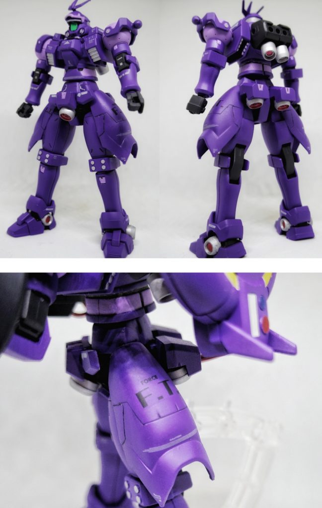 ## その他
武装無し状態の前後

左のサイドアーマーには、大きく『F.T.』の文字が入っている。