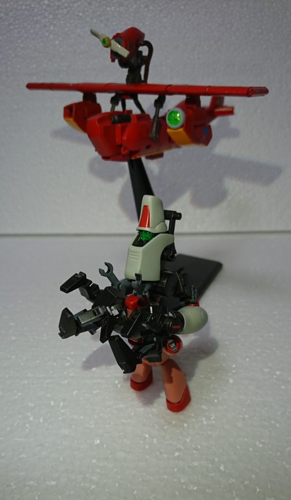 覚えてくれている人とかいるんだろうか…。ガザCでサボイア作った余剰ガザCでできたのがこの子なのですよ。もちろん顔と襟?は使ってしまってたから2つガザCが必要になるわけだけども。。またガザC補充しとかないとね。3つくらい。