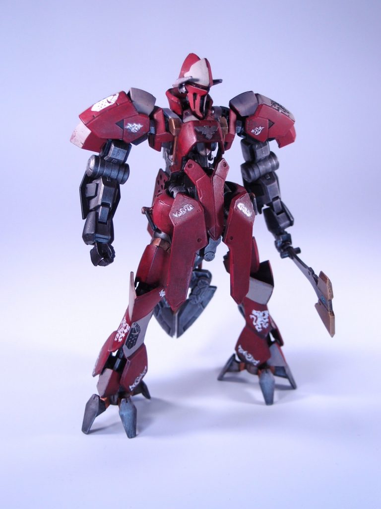 ファリド家の庶家当主が搭乗するヴァルキュリアフレームの改修機。
宗家に代わり、汚れ仕事である反GH勢力の殲滅に投入されてきた。
300年にわたる度重なる改修で大半のパーツが庶家独自の改造・試作品に置き換わっている。
元のフレームが9機作られたうちの1機かも定かではない。