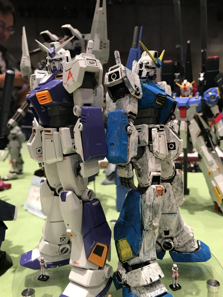 展示会でのARUSQURさんのNT-1と並べての展示!いやー、これは本当に興奮しましたw