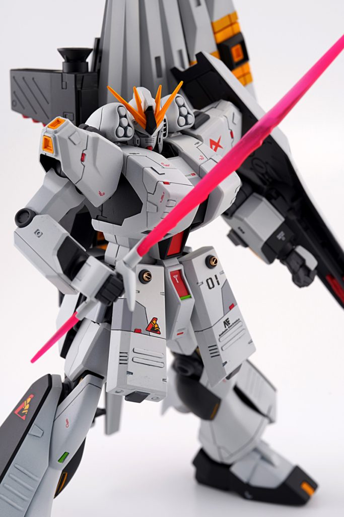 HG νガンダムHWS–4枚目/制作者：mizu