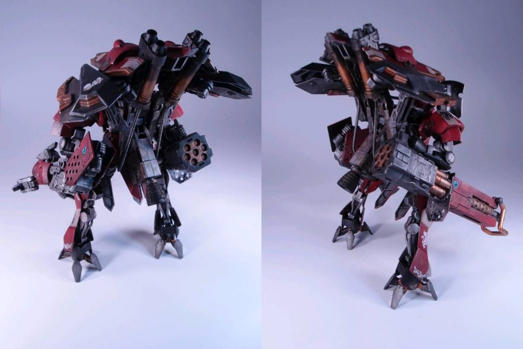 装甲ユニットのリアクターと併せたツインドライブで、セブンスターズ宗家のガンダムフレームにも劣らないと当主は豪語していた。しかし、ある反GH組織の奪取したガンダムとの戦闘で相討ちとなり大破、当主も戦死し庶家は断絶した。火星にて後の鉄華団がクーデターを決行する数年前の出来事である。