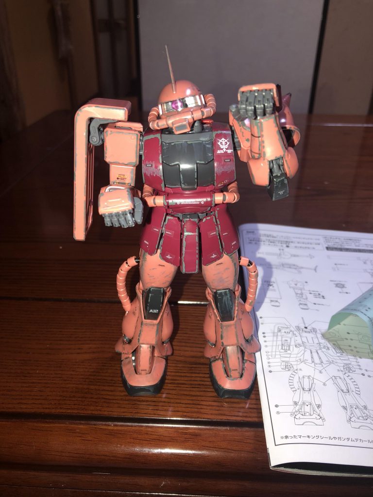 推しのシャア専用ザク( ´ิ﹃ ´ิ*)–2枚目/制作者：@mafumafu0731