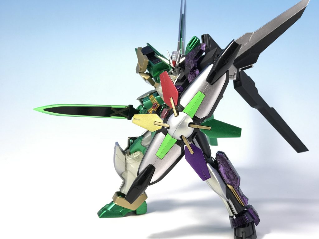 武器持ち。プリズムディバイダー&ビッカー。
ディバイダーも色替えのみ。ホント相性が良くて助かります。