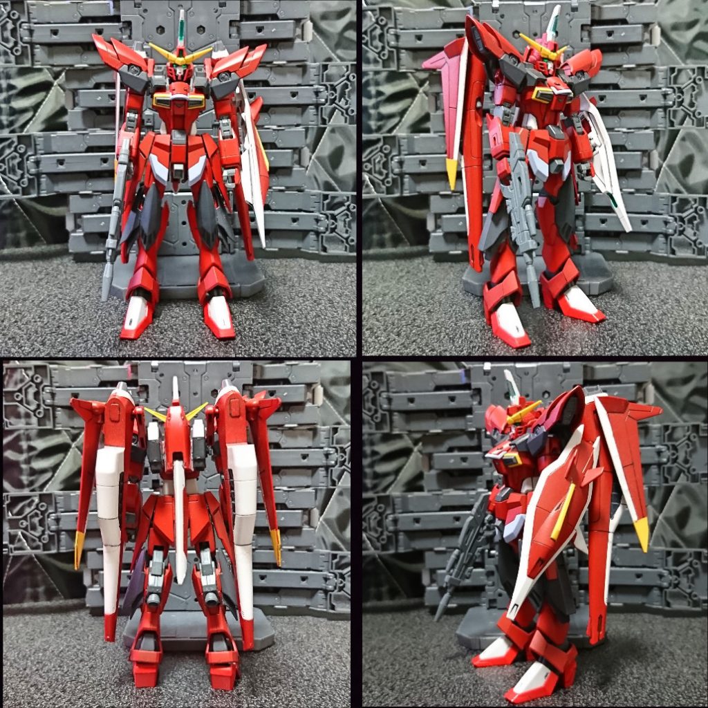従来のZGMF-X23Sセイバーの発展強化体であるこのグラムセイバーは正規のザフトMSではなくクライン派のターミナルが制作した機体、元々のセイバーのデータとザフトに復帰したアスラン・ザラの戦闘データ、そしてストライクフリーダム、インフィニットジャスティス、ドムトルーパーを作る過程で得た技術を応用して制作に至った機体はセイバーをベースとしてインパルスなども流用され8割新規パーツによって蘇った外見はセイバーを思わせる姿だがほとんどが別物に変わり内部も核エンジンとデュートリオンによるハイパーデュートリオンエンジンの搭載こそされなかったがそこの技術による発展によりエネルギー効率の改善、出力向上となったコックピットもセカンドステージの物とフリーダム、ジャスティスのフルスクリーン型のハイブリッド式となり操縦性の向上も計られたビームサーベルとビームライフルも改良型に変更されエネルギー出力、エネルギー効率共に向上、機体各所にスラスターも増加そしてグラムセイバーにはオリジナルにはなかったスクリーミングニンバスが搭載されることになった最初の段階ではビームシールドも検討されたが元々可変用にシールドもあったのでフィールド式のスクリーミングニンバスが搭載されることに、搭載箇所は両肩とシールド内部に、そして発生させたスクリーミングニンバスを機体全面に展開することで高い防御力を得たと同時に副作用でミラージュコロイド効果によってヴァンセイバー改の用に空力特性も向上ヴォワチュール・リュミエール程ではないが高い機動性を獲得、攻性フィールドとしても使用できるのでこれを展開してからの突撃も可能となったシールドの中央部、山の所ならスクリーミングニンバスを展開することでシールド表面にフィールドを展開実弾ビーム共に高い防御を誇る